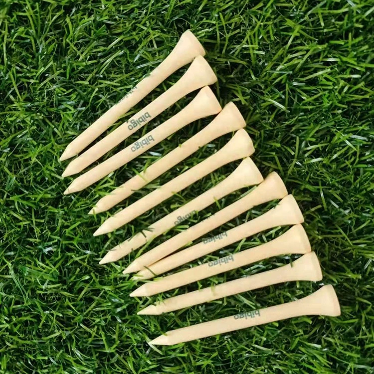 Reusable Biodegradable Ecologic Recyclable Polishing Natural Bamboo Golf Tee