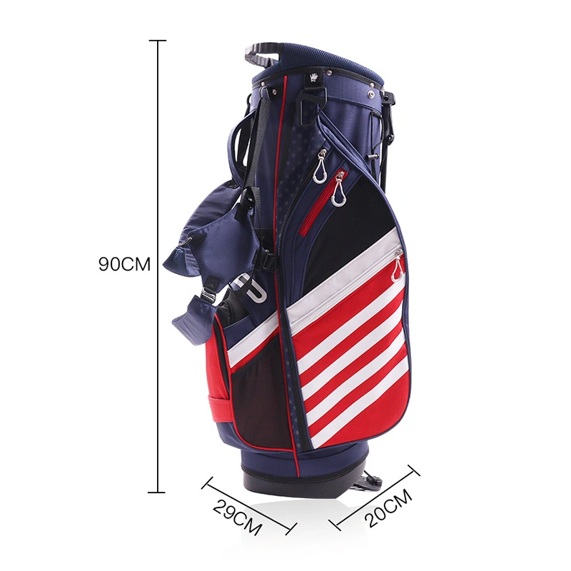 29X20X90cm Golf Club Bag Fashion Fabric Ultra-Light Fiber Frame Multi-Function Storage Ball Bag with Bracket Ball Bag