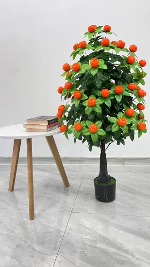 Confortevole vecchia testa di albero 57 frutti Ping an Jinju pianta decorativa di simulazione artificiale personalizzabile