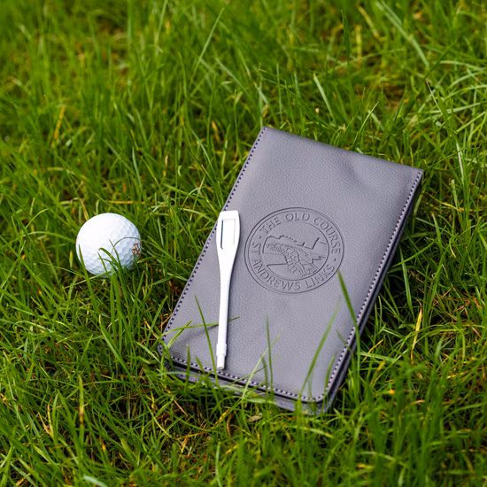 Porta segnapunti in pelle per mazze da golf