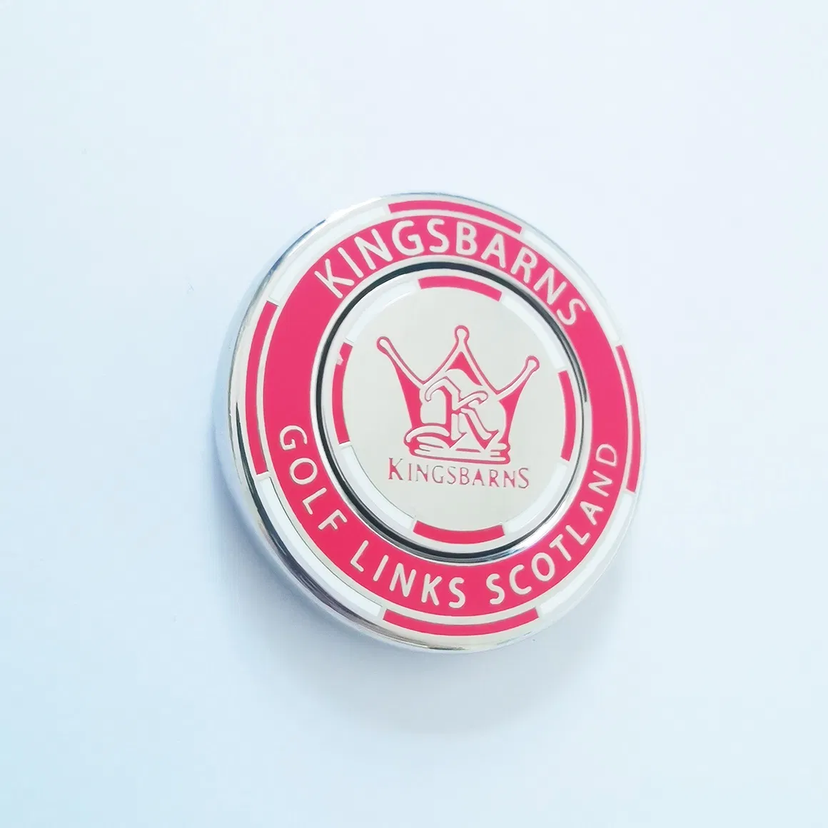 Commercio all'ingrosso di marcatori per palline da golf con chip da poker in smalto duro personalizzati