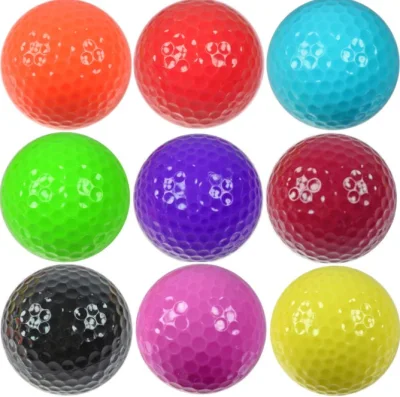 Regalo promozionale personalizzato, palline da golf da pratica della gamma colorata